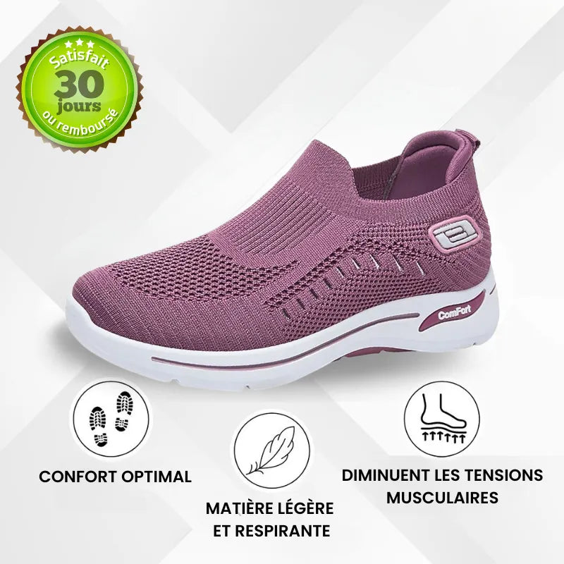 ErgoConfort+ - Baskets à confort orthopédique pour femme