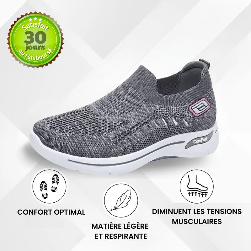 ErgoConfort+ - Baskets à confort orthopédique pour femme
