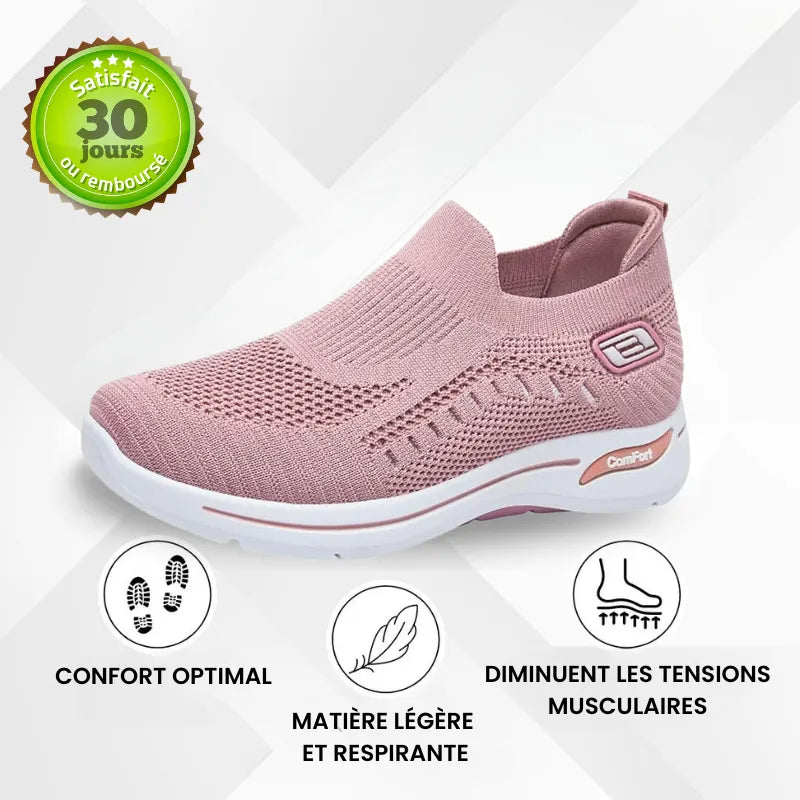 ErgoConfort+ - Baskets à confort orthopédique pour femme