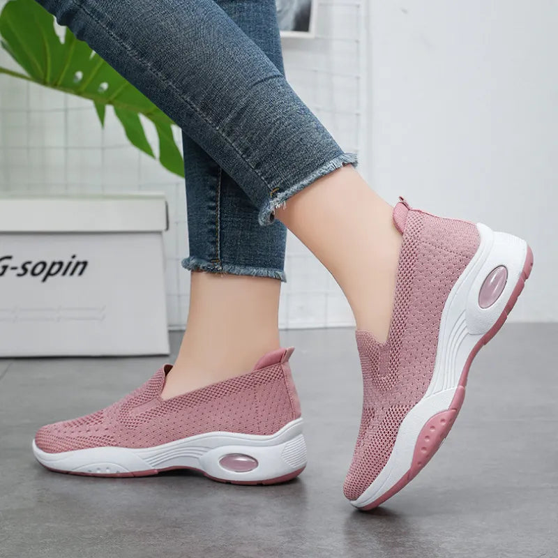 OrthoAir - Baskets à confort orthopédique pour femme